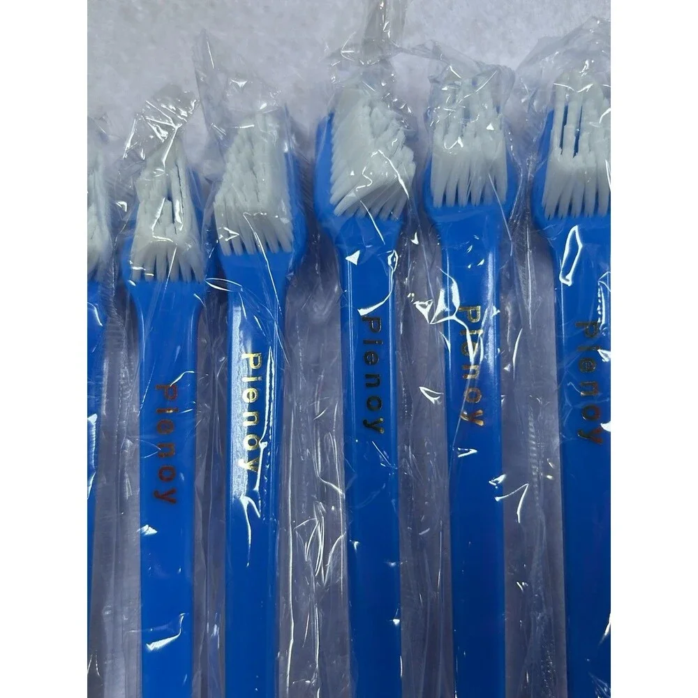 Pienoy 10 Pack Dog Toothbrush Dual Head Pet Dental Toothbrushes Blue New